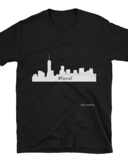 Black New York City Skyline Local t-shirt