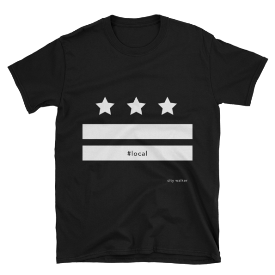 Black DC Local Flag T-shirt