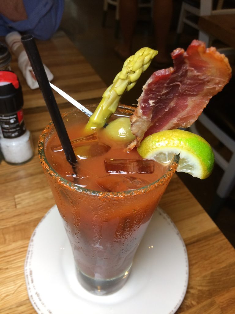 Bloody Mary at Iron Rooster In Baltimore Maryland