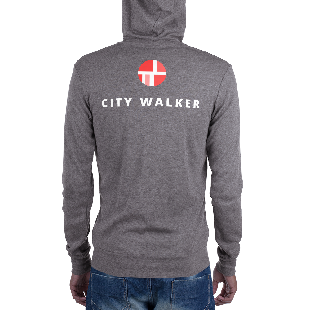 Download City Walker Unisex zip hoodie - City Walker